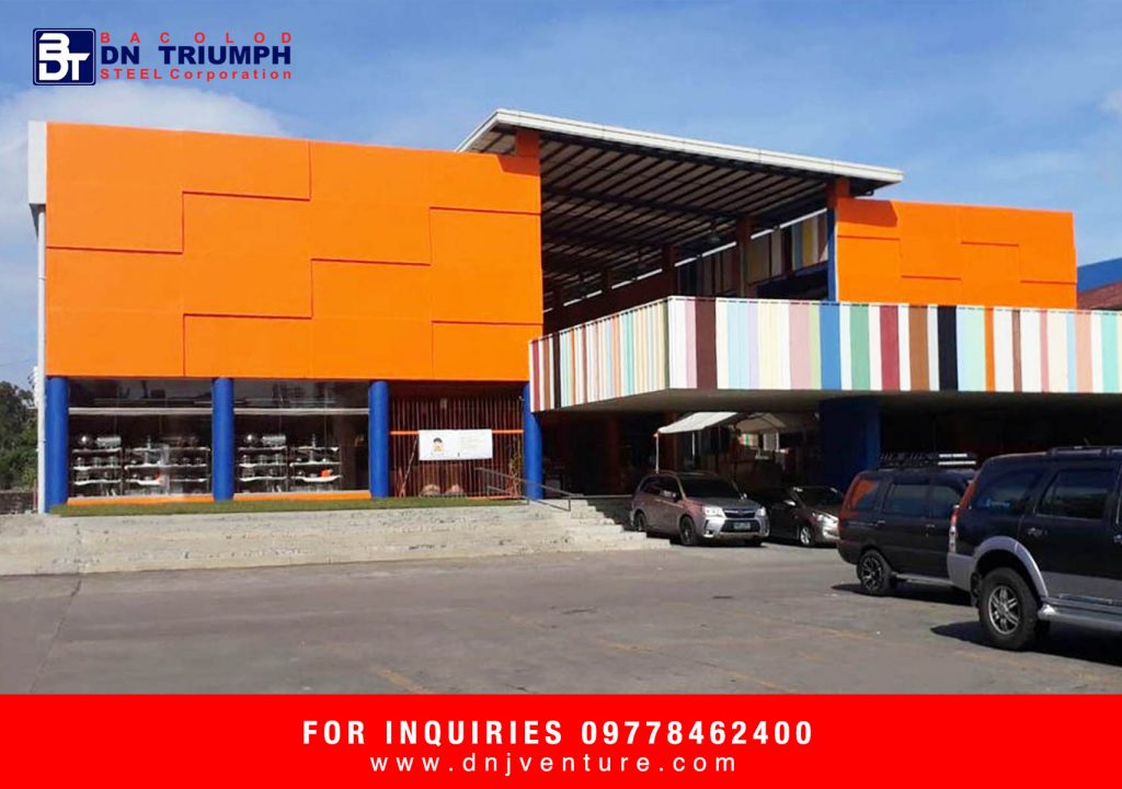 Lopues Mandalagan is a finished project of Bacolod DN Triumph Steel Corporation using DN Steel Deck 250 & IMAC Rib type.