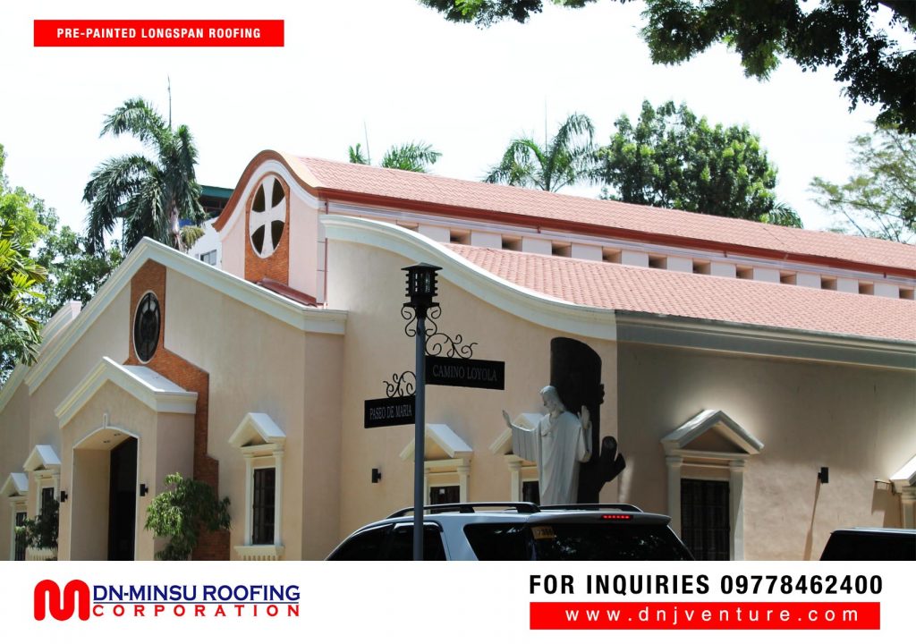 Ateneo De Zamboanga Church is a finished project of DN-Minsu Roofing Corp. using DN Korina.