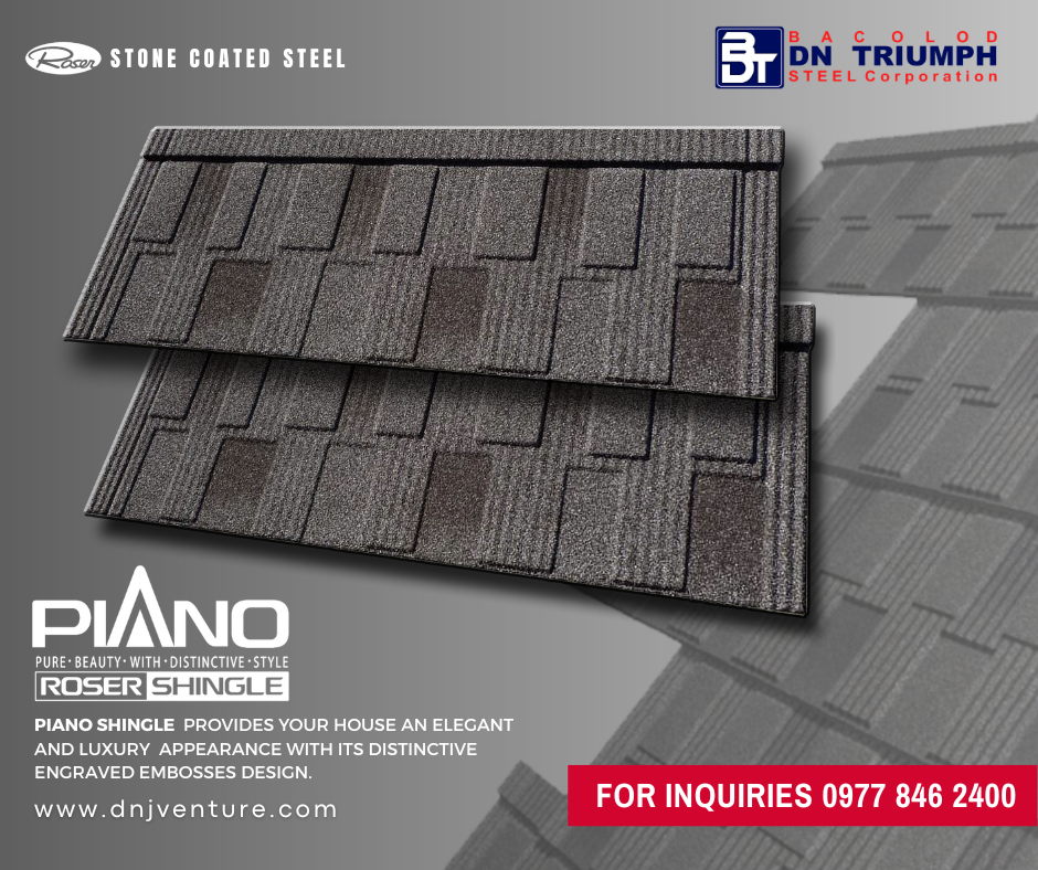 Piano Shingles provides your home an elegant and luxury appearance with its distinctive engraved embosses design.