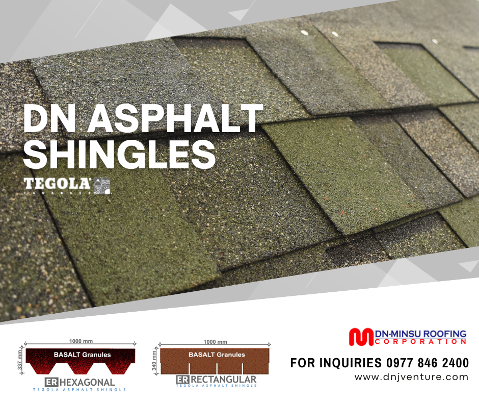 The DN Steel’s Asphalt Shingles- TC- series made of basalt granules come in different designs and best recommended for residential, resorts, vacation houses and in other applications.