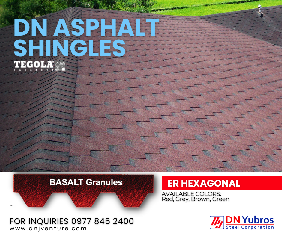 ER Hexagonal Asphalt Shingles is a basalt granules coated shingles, a perfect choice for every roofing requirement. Highlights class, elegance, and style. Available in different colors.