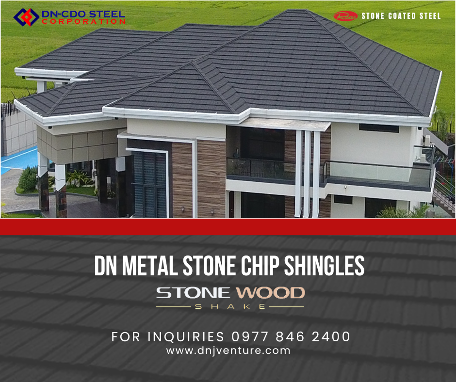 This is one of the Residential Projects of DN Steel using DN Metal Stone Chip Shingles Stonewood, with its elegant and stylish design, it is best recommended for your home & vacation houses.