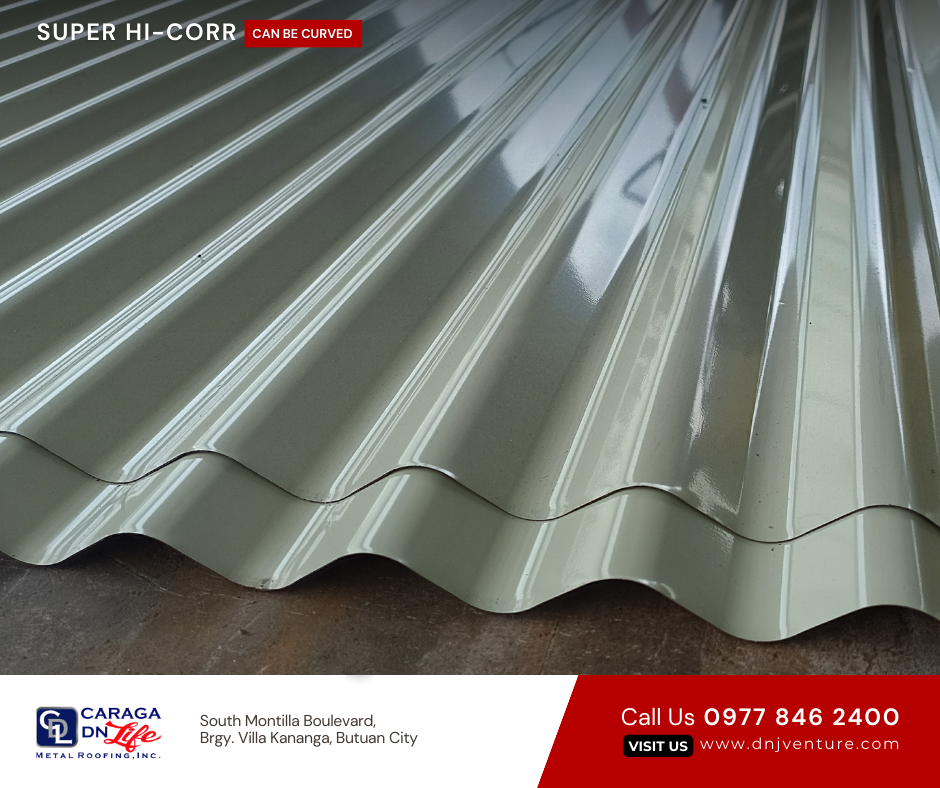 DN Steel Super Hi-Corr is best recommended for all types of Projects. Make it Residential, Commercial or Industrial. Available in Caraga DN Life Metal Roofing, Inc. located at South Montilla Boulevard, Brgy. Villa Kananga, Butuan City.