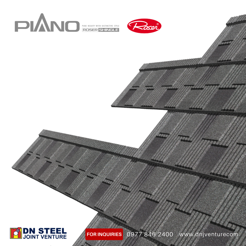 Metal stone chip shingles are a type of roofing material that combines the durability of metal with the aesthetic appeal of traditional roofing materials like asphalt or clay tiles. It offers excellent durability and longevity, typically lasting much longer than traditional roofing materials. To know more about our products and services, give us a call at 0977 846 2400.