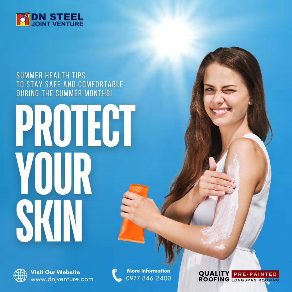 Use sunscreen with a high SPF to protect your skin from harmful UV rays. Reapply sunscreen every few hours, especially if you're swimming or sweating. As summer brings high temperatures, roofing materials with reflective coatings are effective at reducing heat absorption and enhancing energy efficiency. Lower indoor temperatures during the summer create a comfortable environment for everyone. To know more about our products and services, give us a call at 0977 846 2400.
